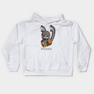 Glorious Wings: The Polish Winged Hussar in Battle Kids Hoodie